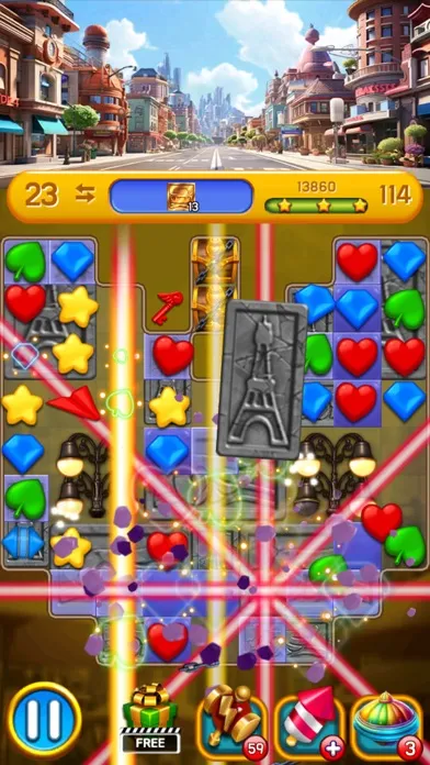 Zrzuty ekranu Dream City: Match3 blast