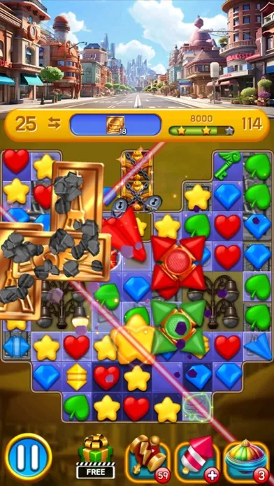 Zrzuty ekranu Dream City: Match3 blast