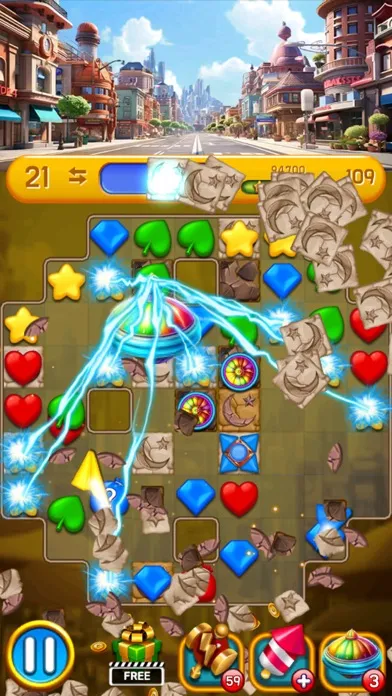 Zrzuty ekranu Dream City: Match3 blast