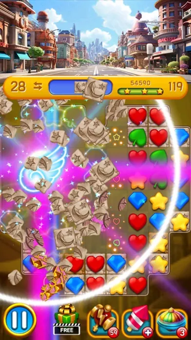 Zrzuty ekranu Dream City: Match3 blast