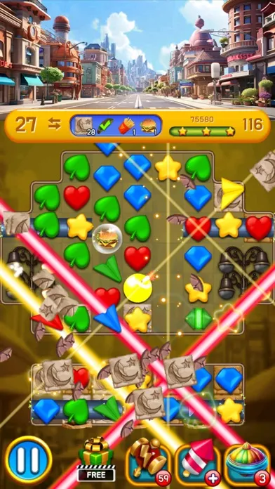 Zrzuty ekranu Dream City: Match3 blast