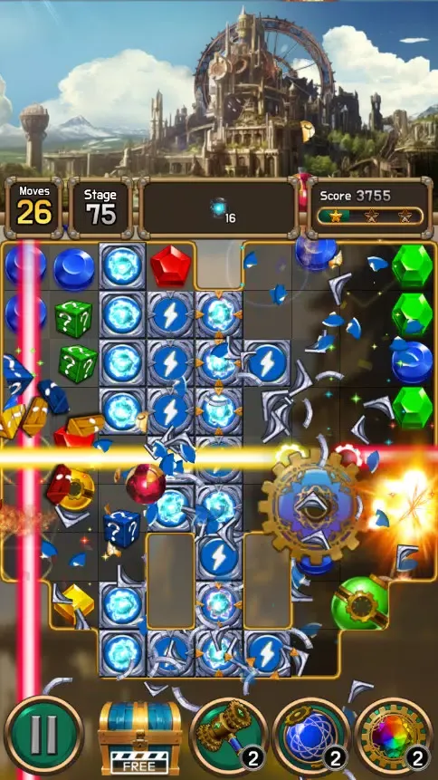 Tangkapan skrin Jewel Metal World