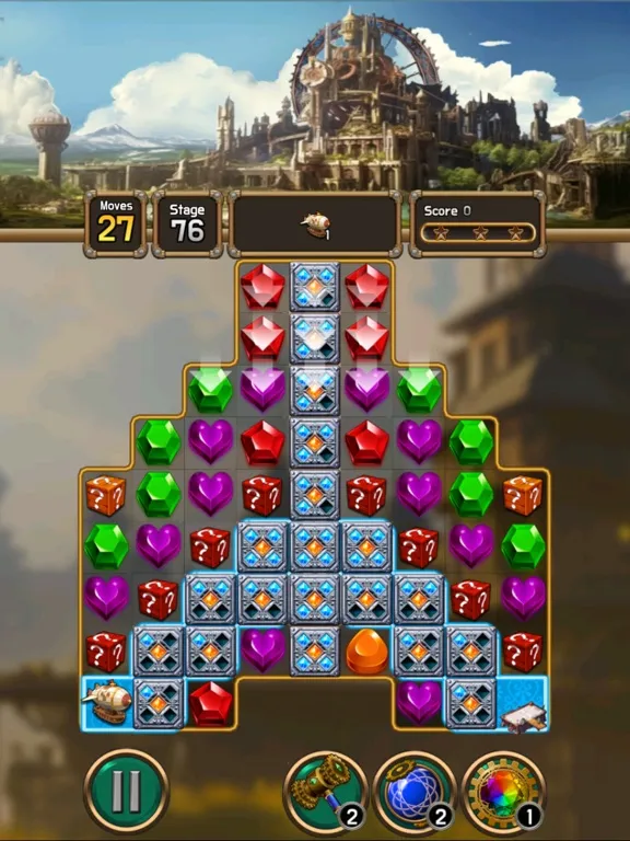 Ảnh chụp màn hình của Jewel Metal World iPad 