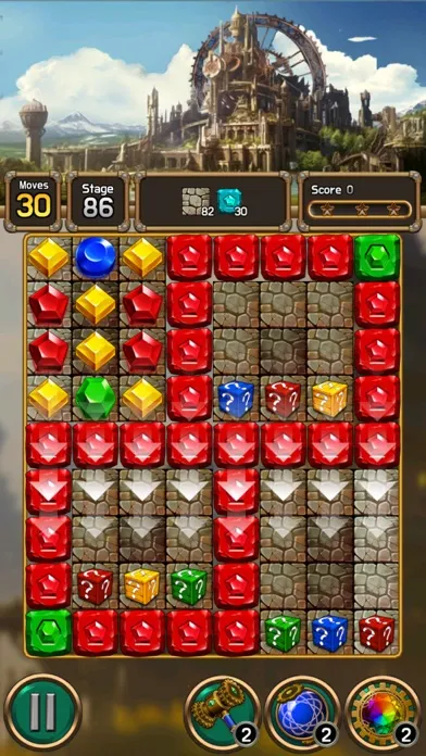 Ảnh chụp màn hình của Jewel Metal World