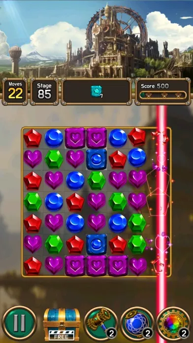 Ảnh chụp màn hình của Jewel Metal World