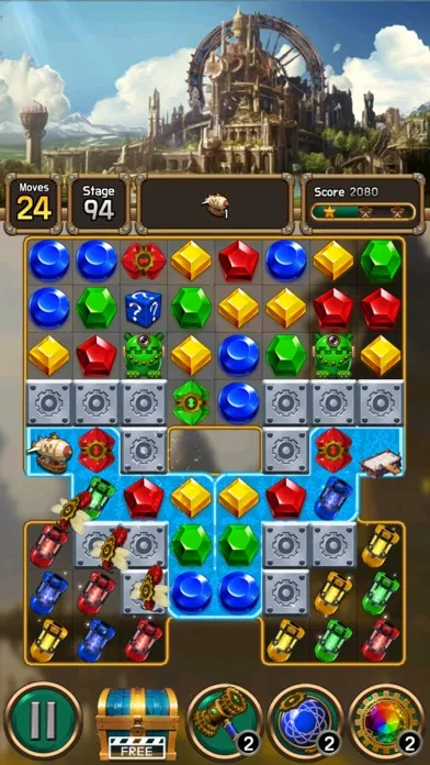 Ảnh chụp màn hình của Jewel Metal World