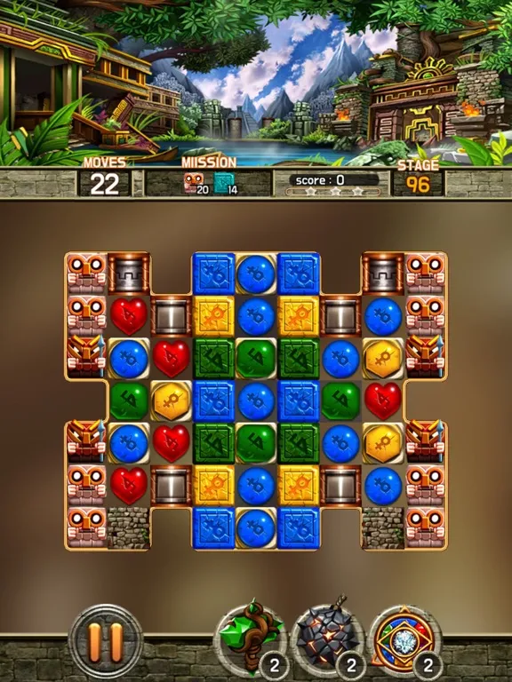 Capturas de pantalla de Jewel Ancient Island iPad 