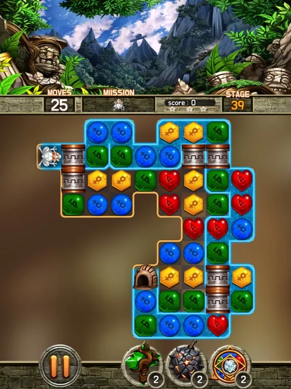 Capturas de pantalla de Jewel Ancient Island iPad 