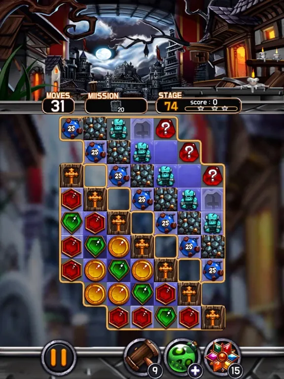 Jewel Vampire Castle iPad  سکرین شاٹس