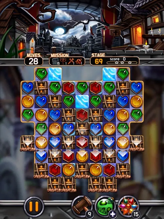 Jewel Vampire Castle iPad  سکرین شاٹس