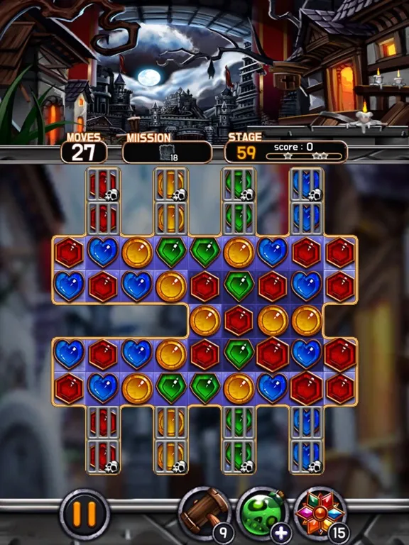Jewel Vampire Castle iPad  سکرین شاٹس
