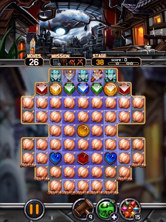 Jewel Vampire Castle iPad  سکرین شاٹس