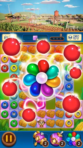 Captures d'écran de Jewel Magic Farm : Match 3