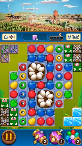 Captures d'écran de Jewel Magic Farm : Match 3