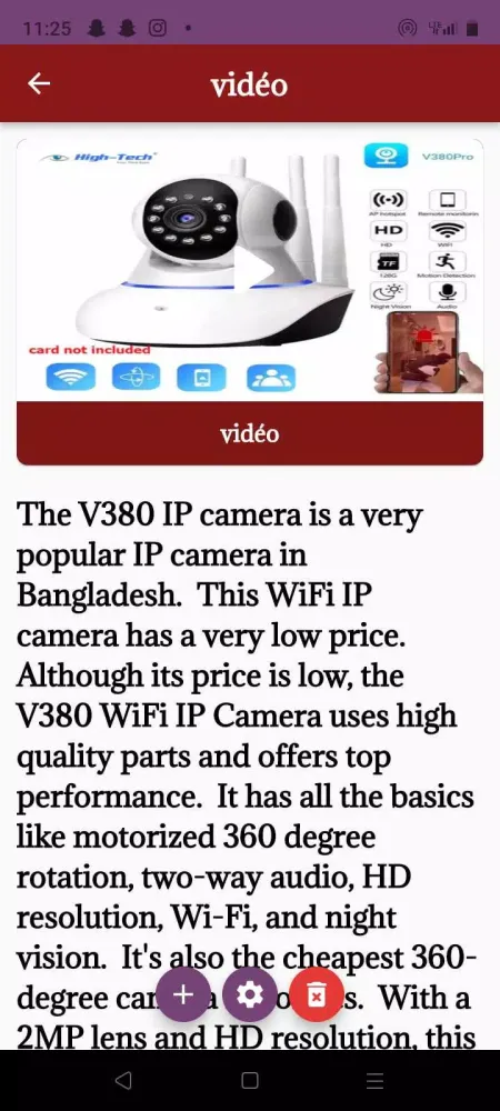 v380 pro camera manual guide应用截图