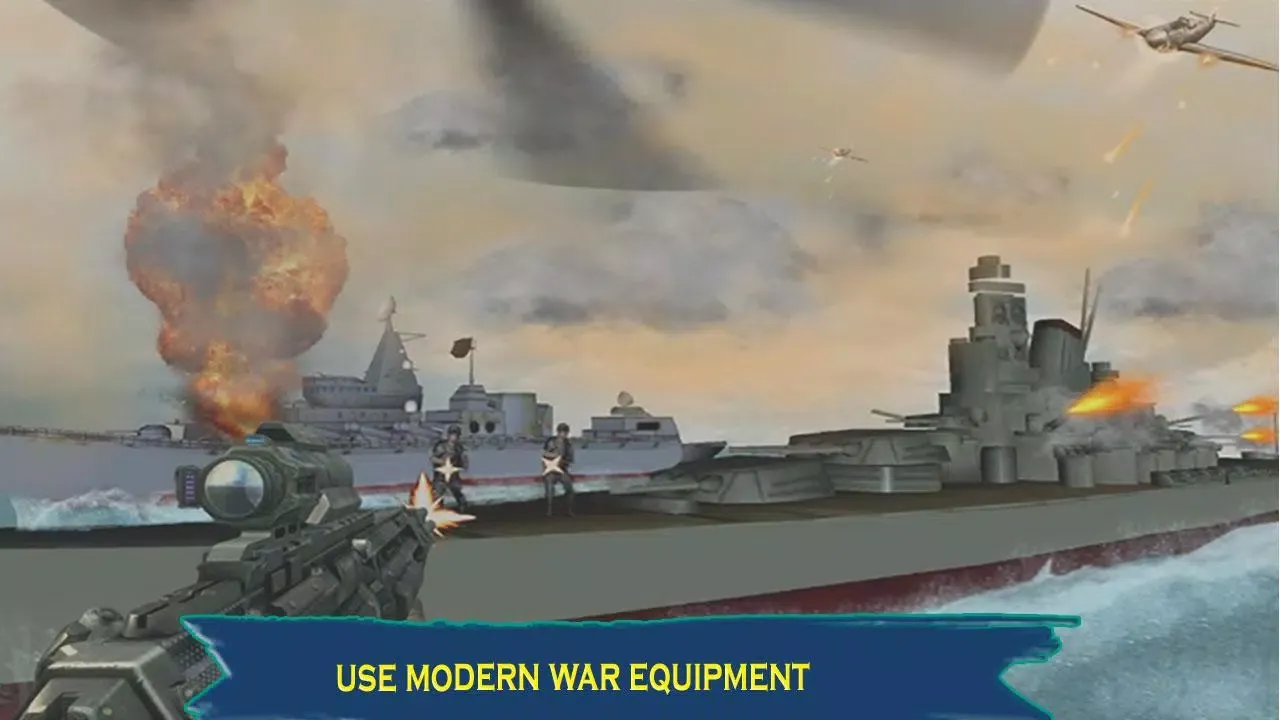 Ảnh chụp màn hình của Navy Gunner Combat War