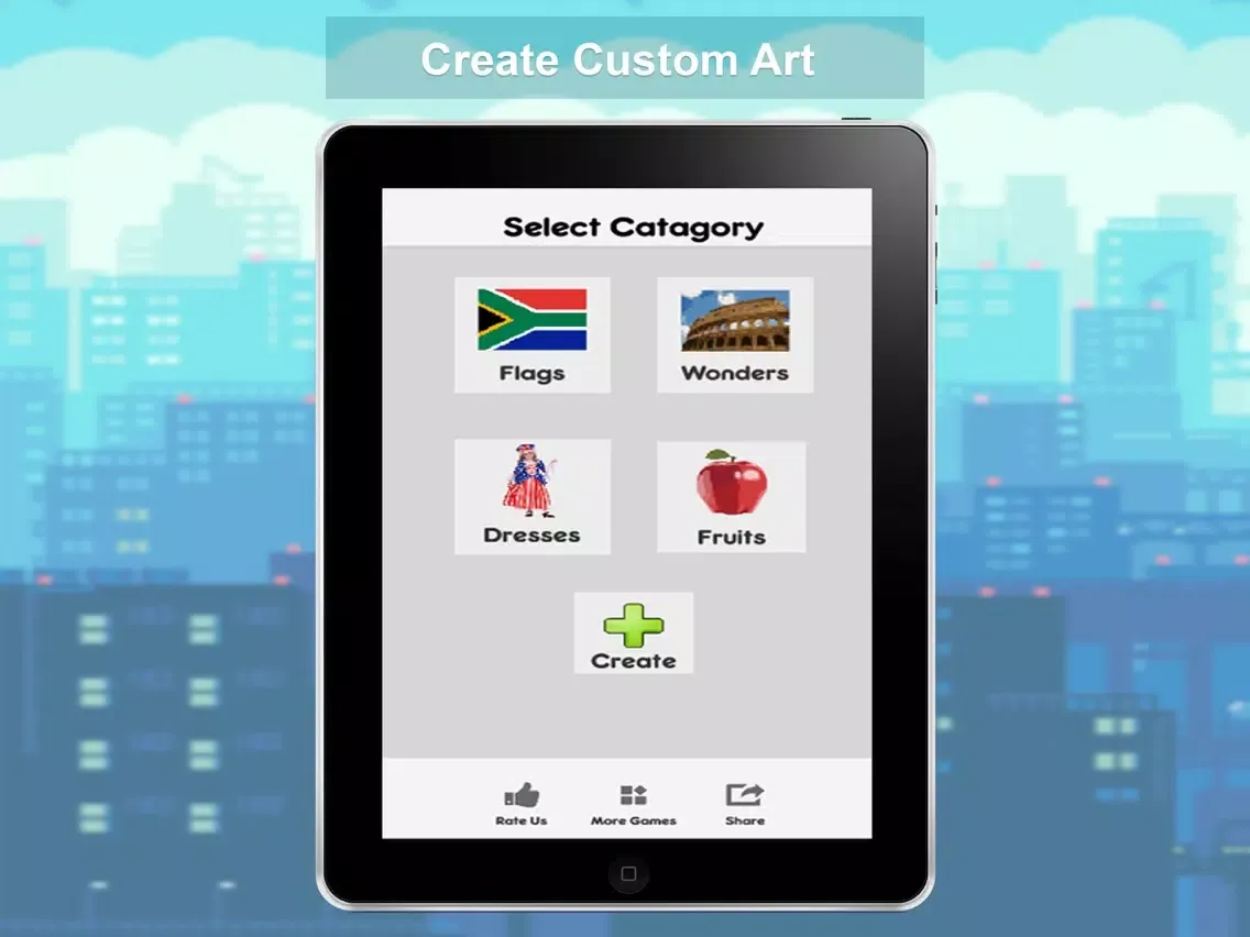 ภาพหน้าจอของ Sandbox Coloring of Pixel Art iPad 