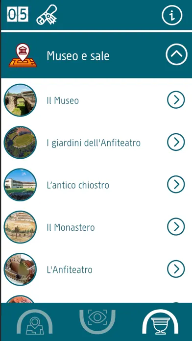 Capturas de tela do ArcheoArezzo