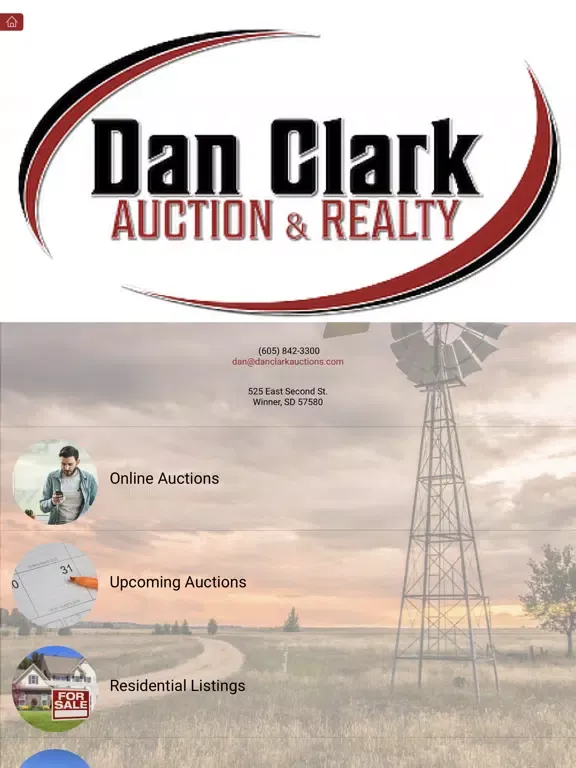 Dan Clark Auction & Realty LLC iPad  स्क्रीनशॉट