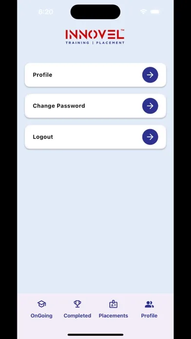 Captures d'écran de INNOVEL-Student App