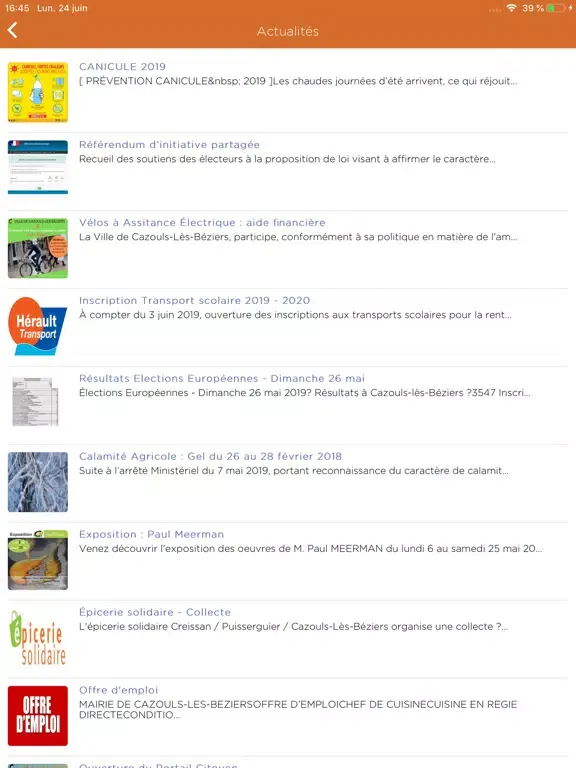Cazouls-lès-Béziers iPad  স্ক্রিনশট