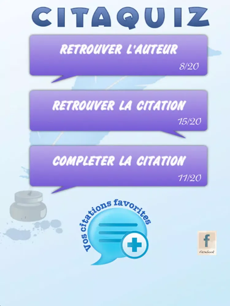 ภาพหน้าจอของ Citaquiz - Le jeu des citations iPad 