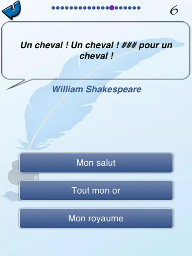 ภาพหน้าจอของ Citaquiz - Le jeu des citations iPad 