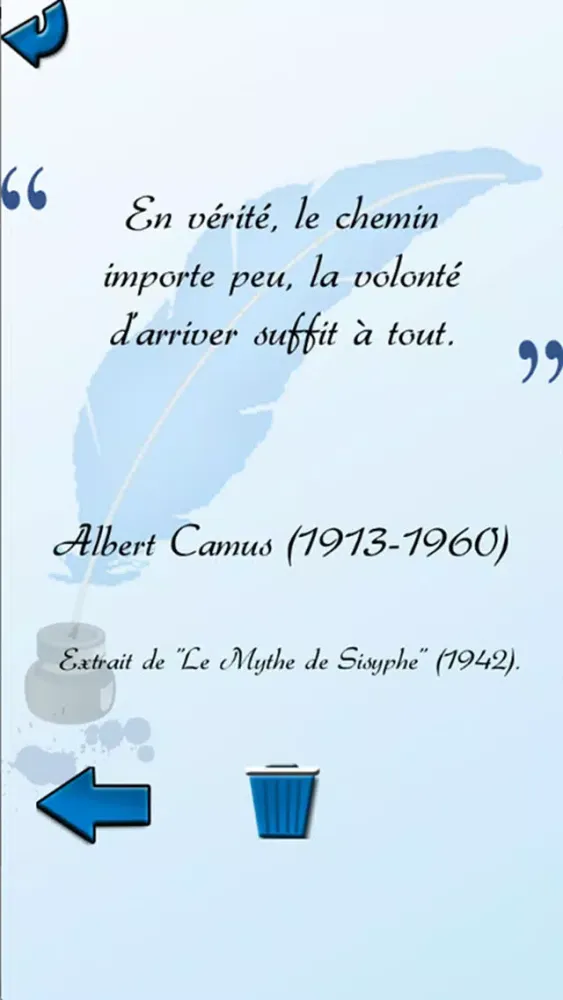 ภาพหน้าจอของ Citaquiz - Le jeu des citations