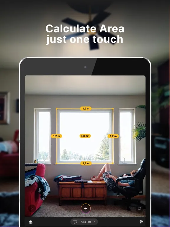 Measuring Tape: Digital Ruler iPad 應用截圖