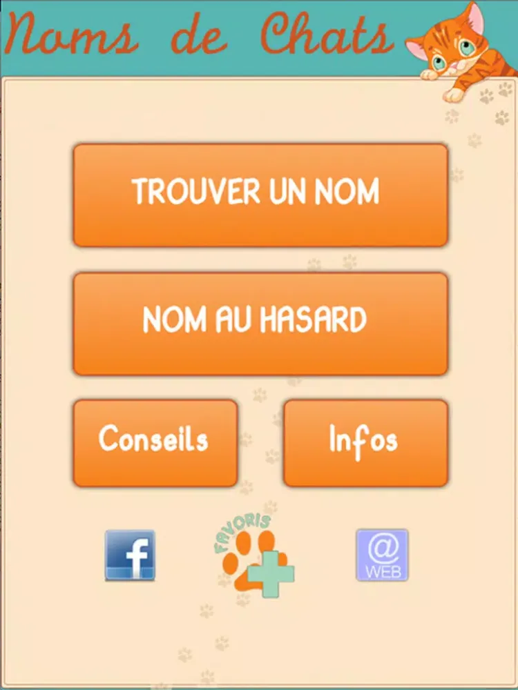 Noms de Chats iPad  স্ক্রিনশট