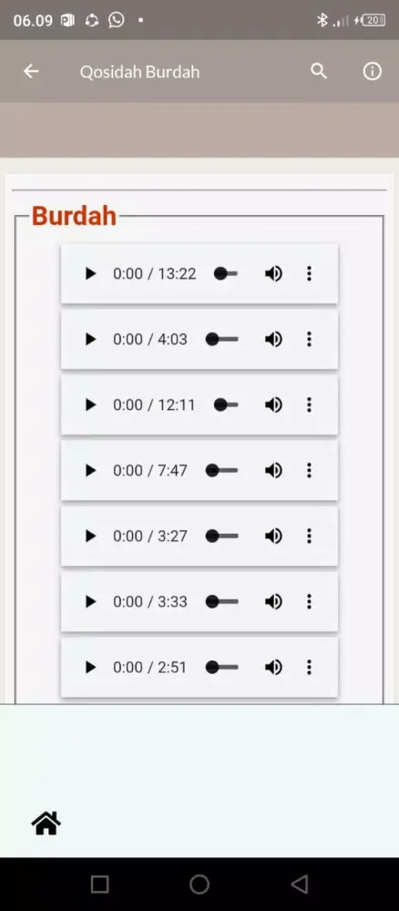 Burdah : Qosidah Teks & Mp3 Screenshots