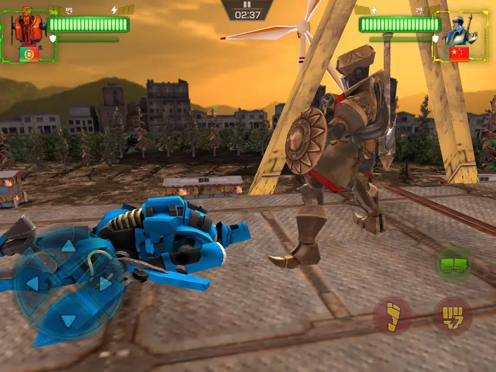 Zrzuty ekranu Real Robot Fighting & Boxing iPad 