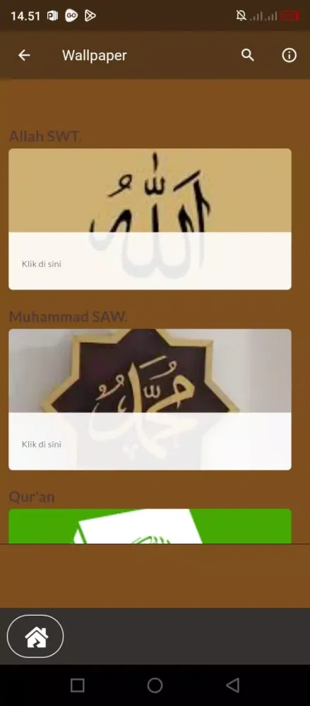 Screenshot di Tafsir jalalain & Terjemah