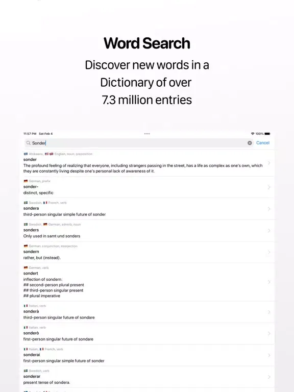 تصاویر Wordpedia Dictionary: Words + iPad 