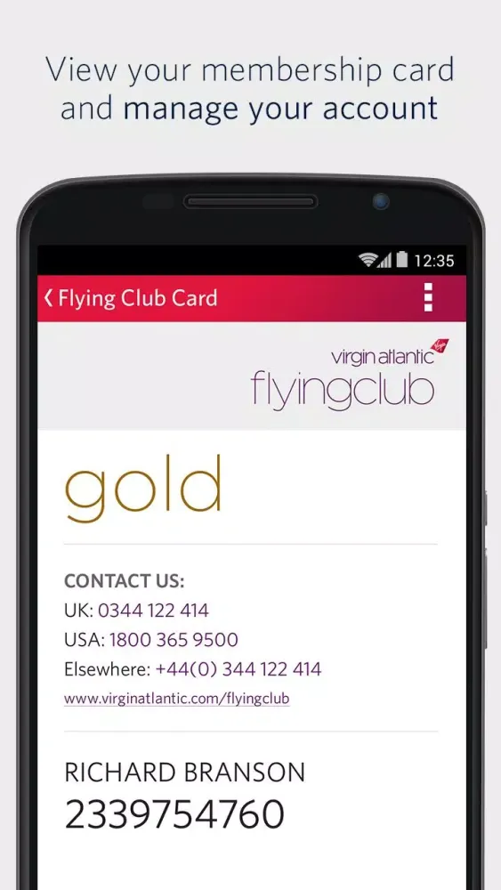 Virgin Atlantic Screenshots