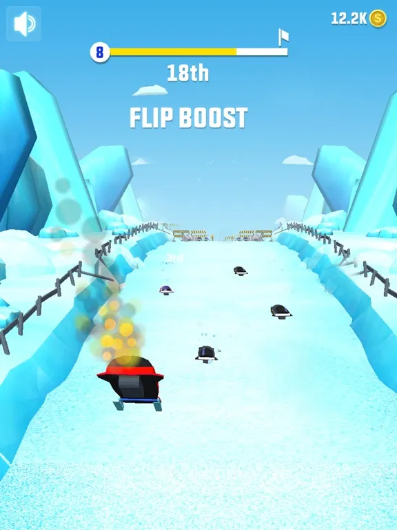 Tangkapan layar Flippy Snow Rider Race iPad 