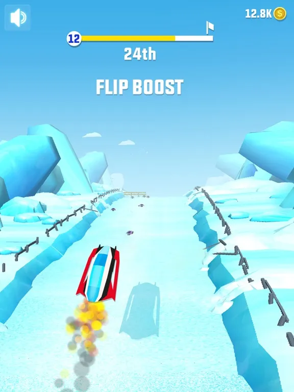 Tangkapan layar Flippy Snow Rider Race iPad 