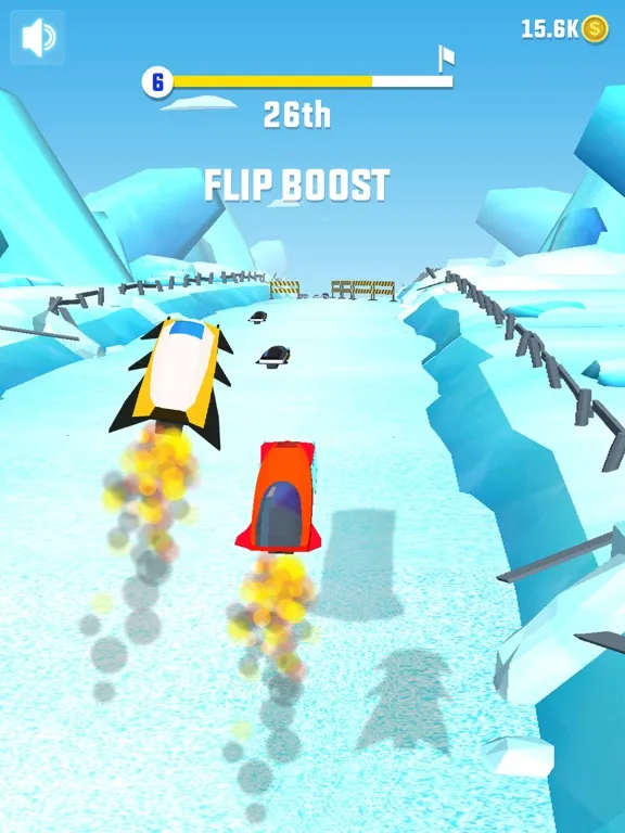 Tangkapan layar Flippy Snow Rider Race iPad 