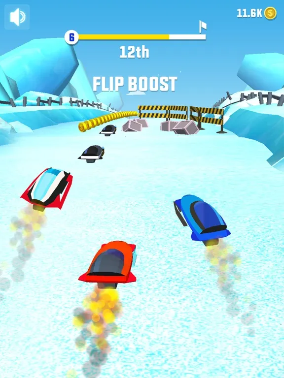 Tangkapan layar Flippy Snow Rider Race iPad 