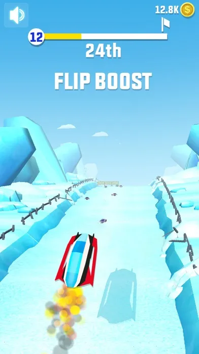 Tangkapan layar Flippy Snow Rider Race