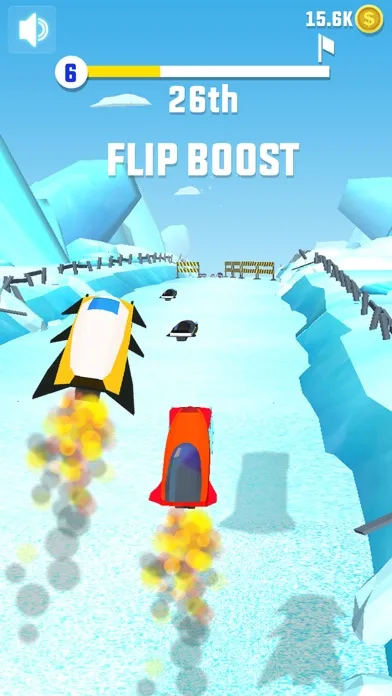 Tangkapan layar Flippy Snow Rider Race