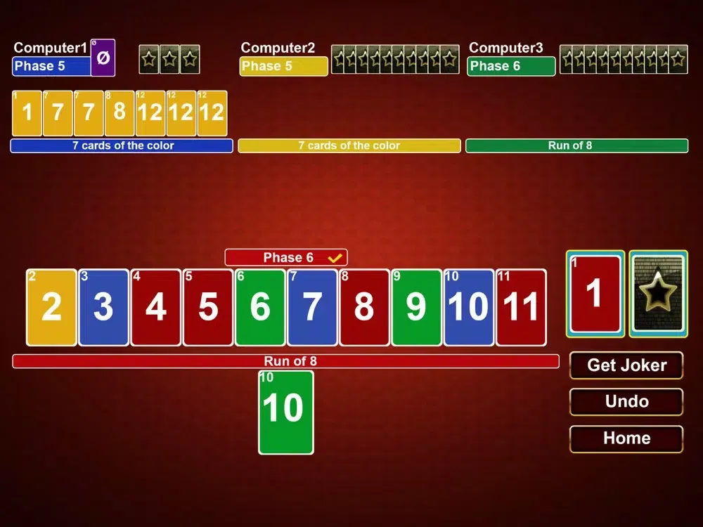 Zrzuty ekranu Phase Card Game Offline iPad 
