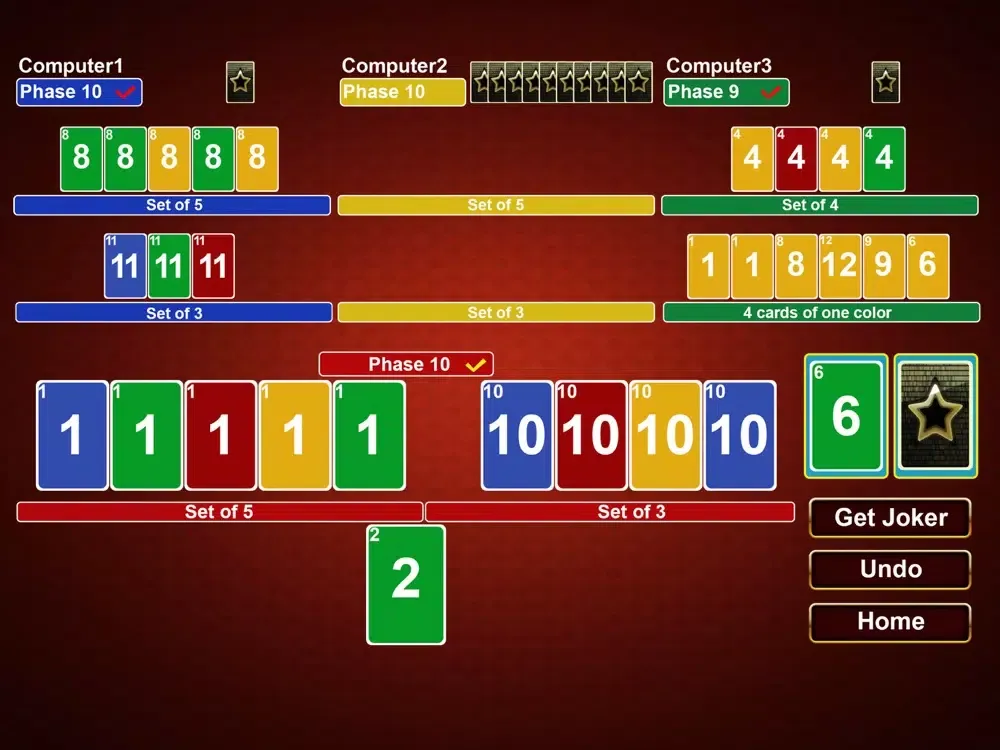 Zrzuty ekranu Phase Card Game Offline iPad 