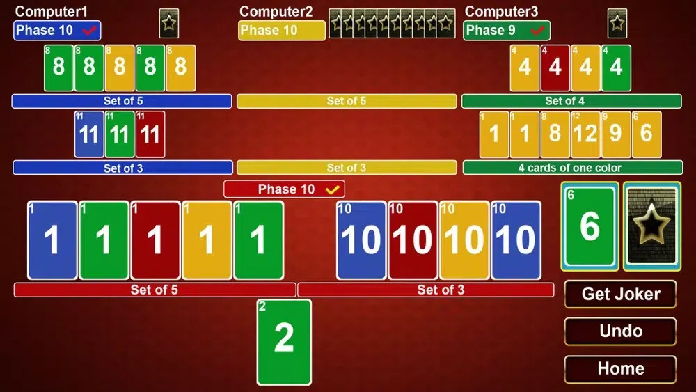 Zrzuty ekranu Phase Card Game Offline