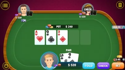Tangkapan skrin Texas Holdem - Play Offline
