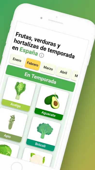Captures d'écran de TemporadApp - Fruta y Verdura