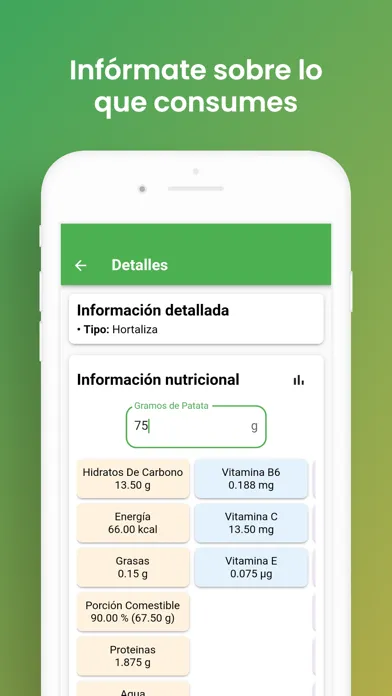 Captures d'écran de TemporadApp - Fruta y Verdura