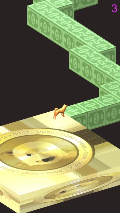 Capturas de pantalla de Doge Hero - zigzag dog game