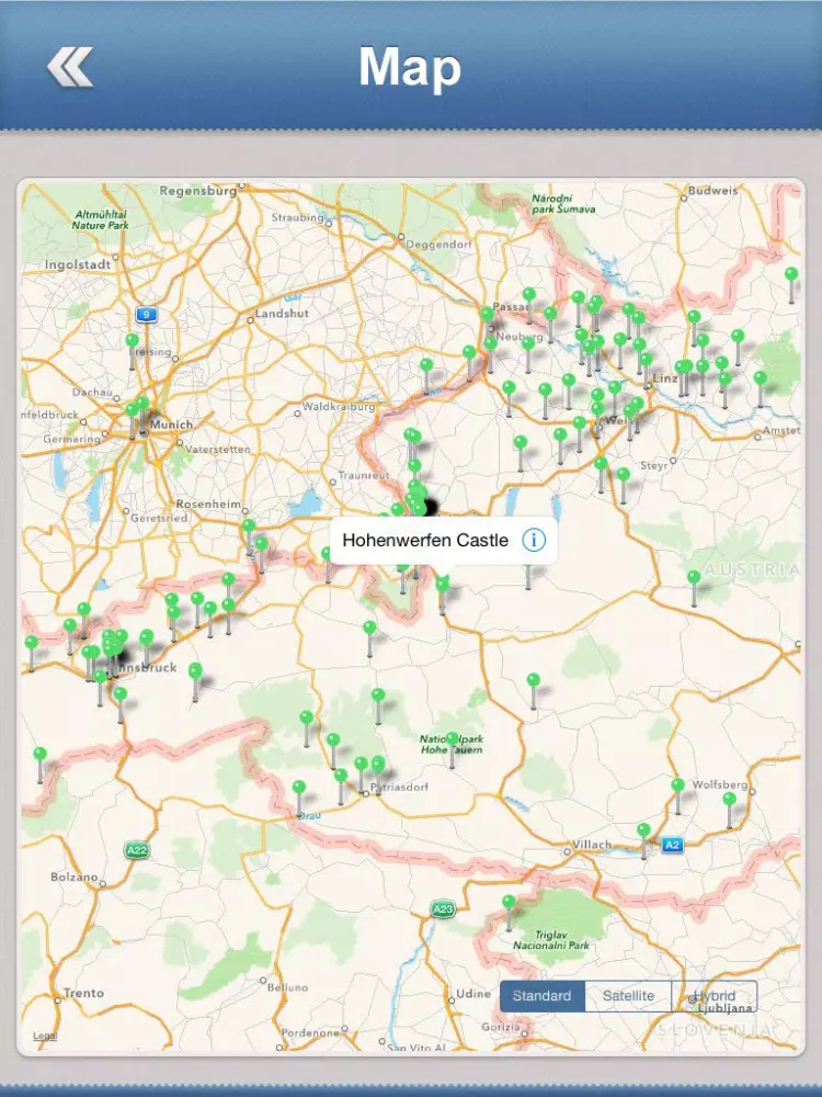 Austria Tourist Guide iPad  Ekran Görüntüleri