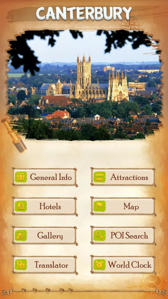 ภาพหน้าจอของ Canterbury City Guide